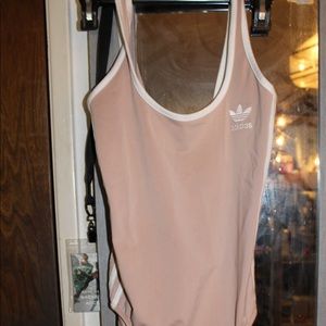Adidas nude blush bodysuit